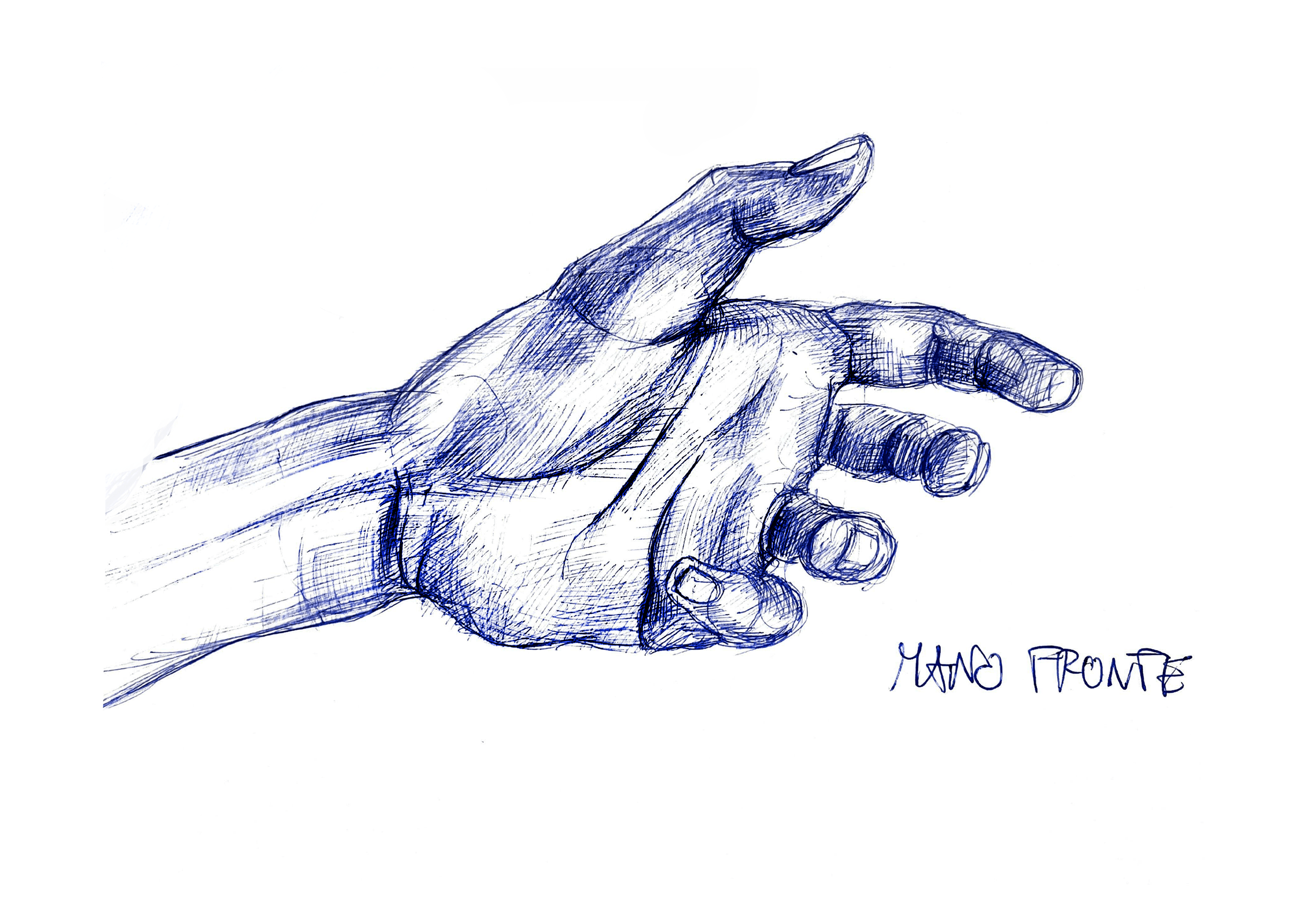 Linke Hand, eigene Darstellung, 2024